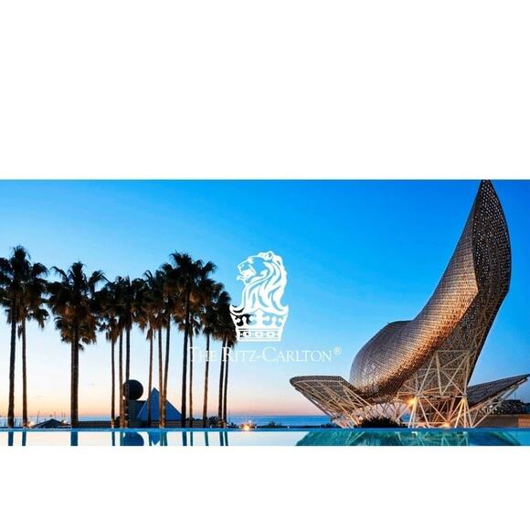 Ritz-Carlton Hotel Cotton Waffle Knit Bath Robe White One Size Luxury Gift Set - Picture 2 of 16